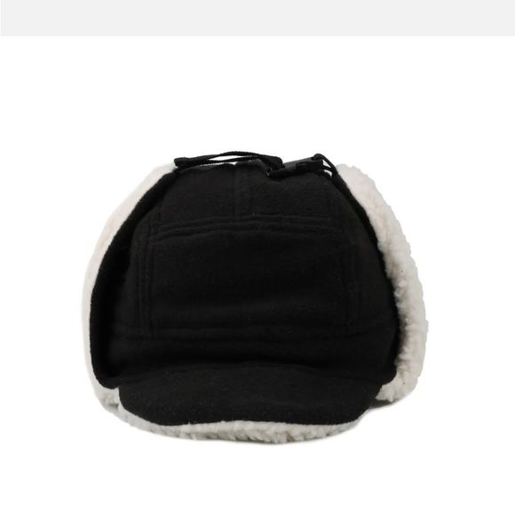 Cold Winter Trapper Hunting Hat with Visor Windproof Warm Russian Earflap Caps - Picture 4 of 4